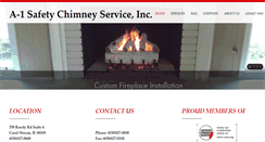 Desktop Screenshot of a1safetychimney.com